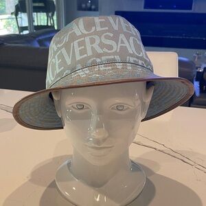 Authentic New Unisex Versace Bucket Hat With Tag, Size 58.